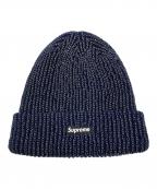 SUPREMEシュプリーム）の古着「Loose Gauge beanie」｜ネイビー
