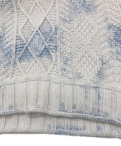 POLO RALPH LAUREN（ポロ・ラルフローレン）POLO RALPH LAUREN (ポロ・ラルフローレン) ケーブルニット ホワイト サイズ:Mの古着・服飾アイテム