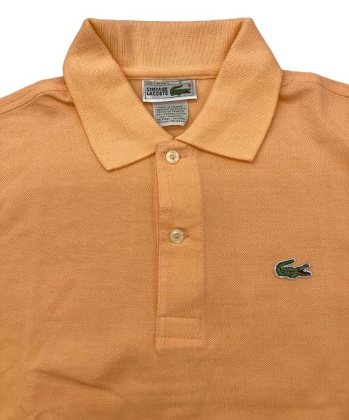 CHEMISE LACOSTE（シュミーズ ラコステ）CHEMISE LACOSTE (シュミーズ ラコステ) ポロシャツ オレンジ サイズ:Lの古着・服飾アイテム