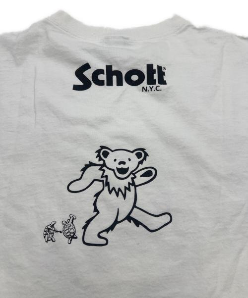 Schott（ショット）Schott (ショット) GRATEFUL DEAD (グレイトフル・デッド) プリントTシャツ ホワイト サイズ:XLの古着・服飾アイテム