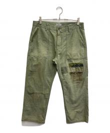 JAPAN BLUE JEANS（ジャパンブルージーンズ）の古着「ベイカーパンツ」｜オリーブ