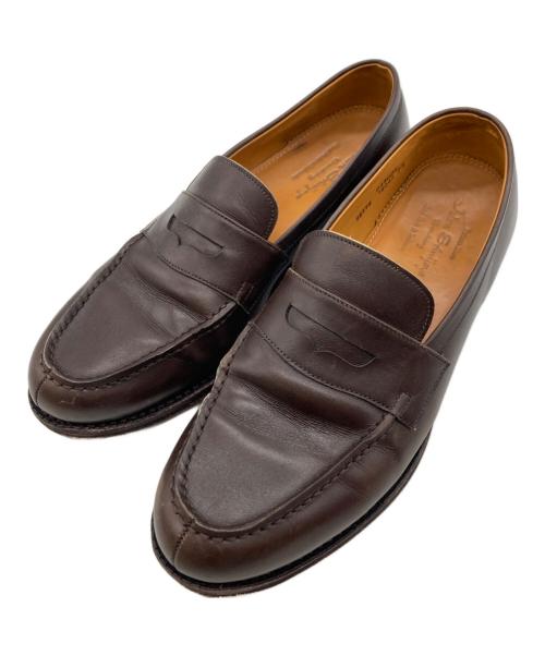 Jalan Sriwijaya（ジャランスリウァヤ）Jalan Sriwijaya (ジャランスリウァヤ) Garuda コインローファー ブラウン サイズ:7 1/2の古着・服飾アイテム