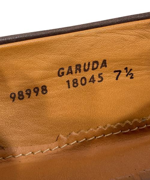 Jalan Sriwijaya（ジャランスリウァヤ）Jalan Sriwijaya (ジャランスリウァヤ) Garuda コインローファー ブラウン サイズ:7 1/2の古着・服飾アイテム