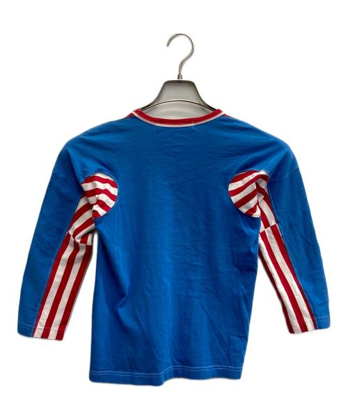 COMME des GARCONS COMME des GARCONS（コムデギャルソン コムデギャルソン）COMME des GARCONS COMME des GARCONS (コムデギャルソン コムデギャルソン) ボーダーカットソー【AD2007】 レッド×ネイビー サイズ:SSの古着・服飾アイテム