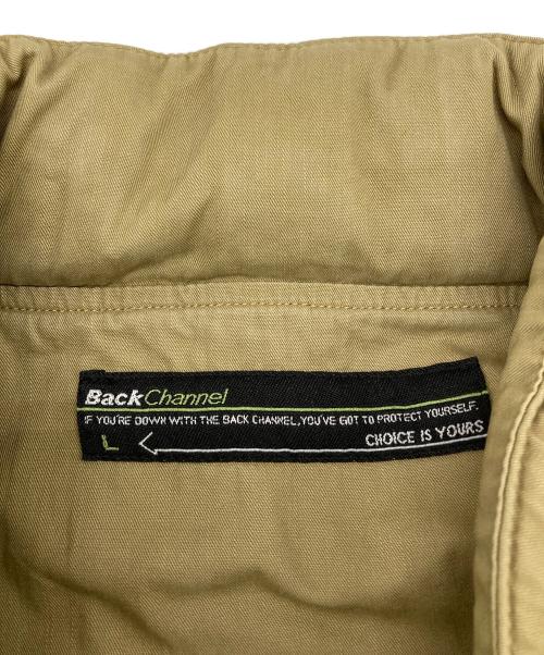 BACK CHANNEL（バックチャンネル）BACK CHANNEL (バックチャンネル) ミリタリーベスト ベージュ サイズ:Lの古着・服飾アイテム