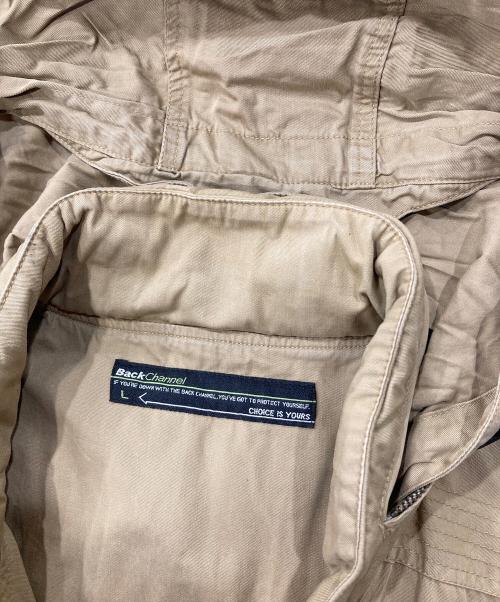 BACK CHANNEL（バックチャンネル）BACK CHANNEL (バックチャンネル) ミリタリーベスト ベージュ サイズ:Lの古着・服飾アイテム