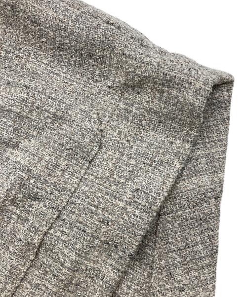 eskandar（エスカンダー）eskandar (エスカンダー) アルパカ混七分丈シャツ ベージュの古着・服飾アイテム