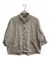 eskandar（エスカンダー）の古着「アルパカ混七分丈シャツ」｜ベージュ