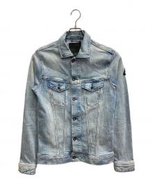 Denham（デンハム）の古着「AMSTERDAM BSU ウォッシュ&ダメージ加工デニムジャケット」｜インディゴ