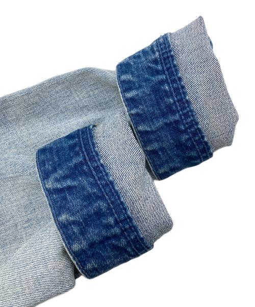 Denham（デンハム）Denham (デンハム) AMSTERDAM BSU ウォッシュ&ダメージ加工デニムジャケット インディゴ サイズ:Sの古着・服飾アイテム