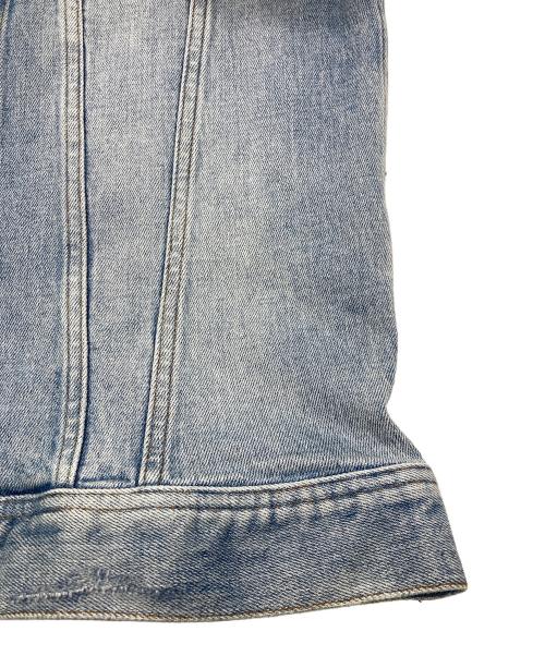 Denham（デンハム）Denham (デンハム) AMSTERDAM BSU ウォッシュ&ダメージ加工デニムジャケット インディゴ サイズ:Sの古着・服飾アイテム