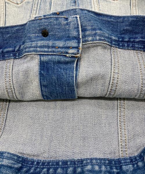Denham（デンハム）Denham (デンハム) AMSTERDAM BSU ウォッシュ&ダメージ加工デニムジャケット インディゴ サイズ:Sの古着・服飾アイテム