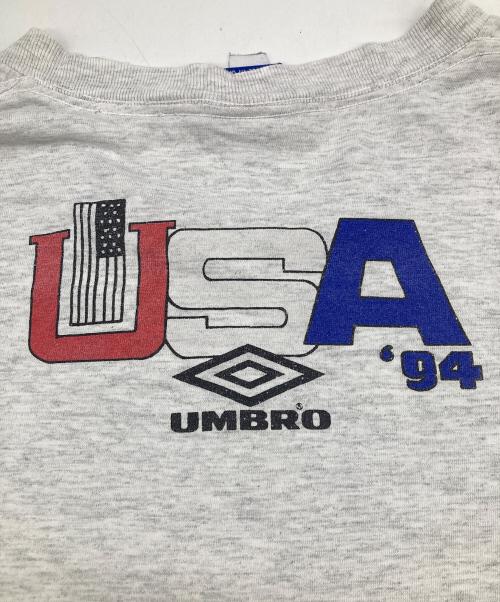 UMBRO（アンブロ）UMBRO (アンブロ) 90’S USA製 UMBRO Ｔシャツ グレー サイズ:XLの古着・服飾アイテム