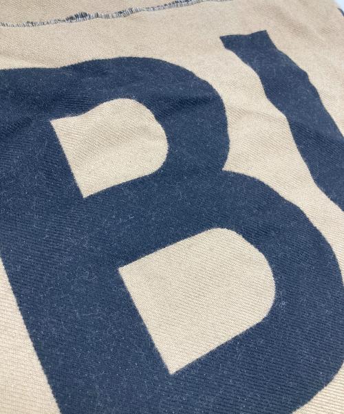 BURBERRY LONDON（バーバリーロンドン）BURBERRY LONDON (バーバリーロンドン) マフラー ブラック×ベージュの古着・服飾アイテム