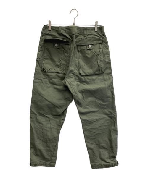 SASSAFRAS（ササフラス）SASSAFRAS (ササフラス) Digs Crew Pants オリーブ サイズ:Sの古着・服飾アイテム