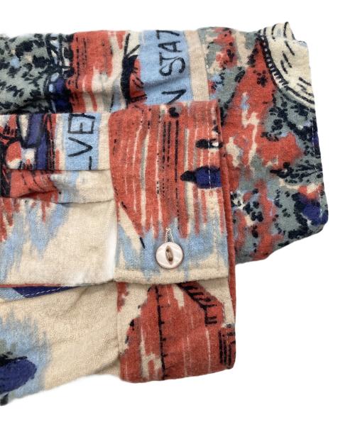 BINDU（ビンドゥ）BINDU (ビンドゥ) フランネル パターンシャツ マルチカラー サイズ:Mの古着・服飾アイテム