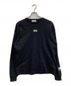 WIND AND SEAウィンダンシー）の古着「サーマル長袖カットソー」｜ブラック