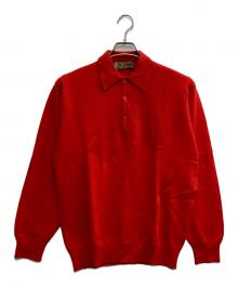 Verlana BY JOHN SMEDLEY（ジョンスメドレー）の古着「80’Sニットシャツ」｜レッド