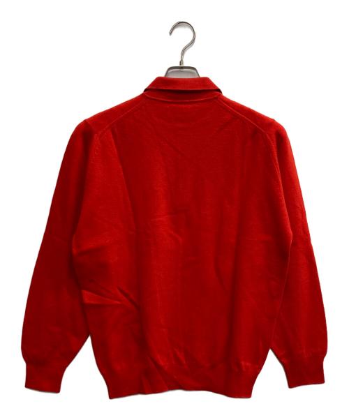 Verlana BY JOHN SMEDLEY（ジョンスメドレー）Verlana BY JOHN SMEDLEY (ジョンスメドレー) 80’Sニットシャツ レッド サイズ:40の古着・服飾アイテム