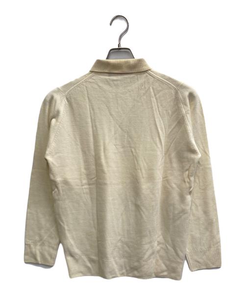 JOHN SMEDLEY（ジョンスメドレー）JOHN SMEDLEY (ジョンスメドレー) 70’Sポロニット ホワイト サイズ:Mの古着・服飾アイテム