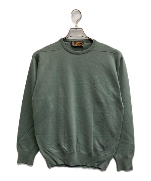 Verlana BY JOHN SMEDLEY（ジョンスメドレー）Verlana BY JOHN SMEDLEY (ジョンスメドレー) 80’Sニット グリーン サイズ:40の古着・服飾アイテム