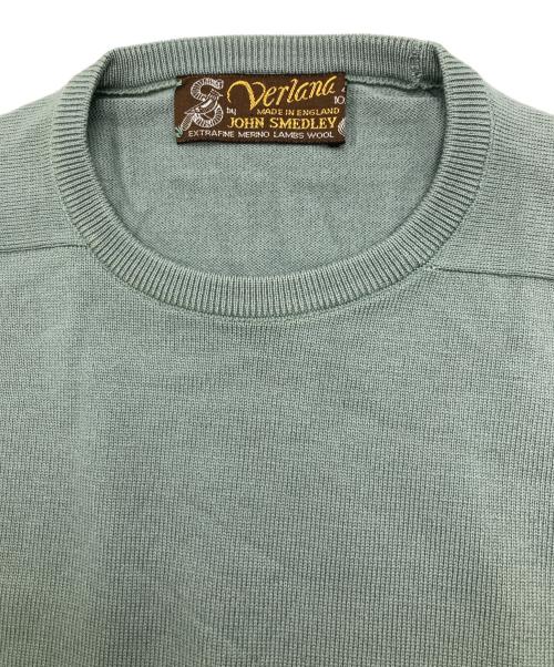 Verlana BY JOHN SMEDLEY（ジョンスメドレー）Verlana BY JOHN SMEDLEY (ジョンスメドレー) 80’Sニット グリーン サイズ:40の古着・服飾アイテム