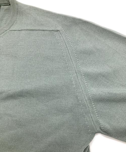 Verlana BY JOHN SMEDLEY（ジョンスメドレー）Verlana BY JOHN SMEDLEY (ジョンスメドレー) 80’Sニット グリーン サイズ:40の古着・服飾アイテム