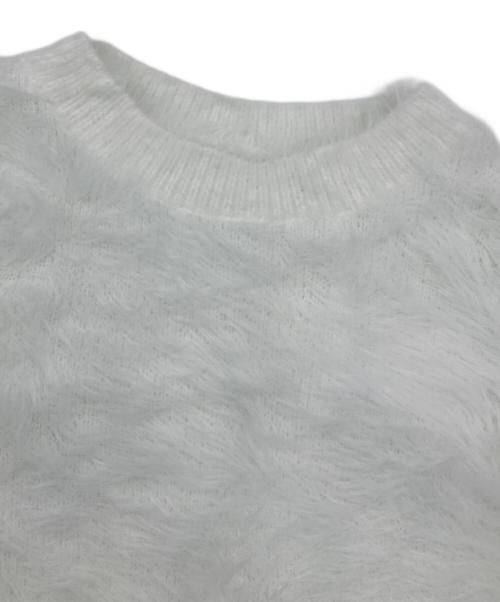 maison de Dolce.（メゾンドドルチェ）maison de Dolce. (メゾンドドルチェ) マシュマロニット ホワイト サイズ:FREEの古着・服飾アイテム