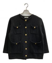 CADUNE（カデュネ）の古着「ツイードジャケット」｜ブラック