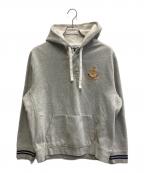 POLO RALPH LAURENポロ・ラルフローレン）の古着「刺繍ロゴ パーカー」｜グレー
