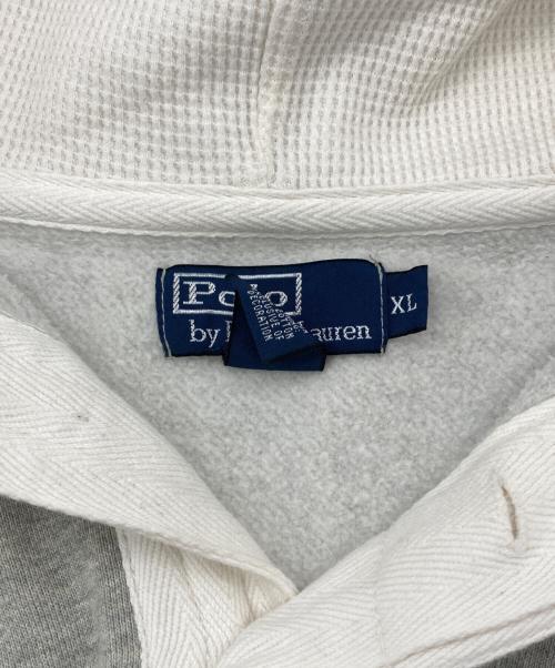 POLO RALPH LAUREN（ポロ・ラルフローレン）POLO RALPH LAUREN (ポロ・ラルフローレン) 刺繍ロゴ パーカー グレー サイズ:XLの古着・服飾アイテム