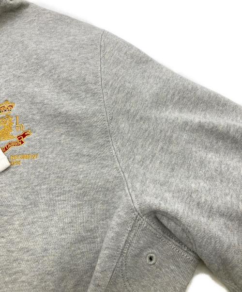 POLO RALPH LAUREN（ポロ・ラルフローレン）POLO RALPH LAUREN (ポロ・ラルフローレン) 刺繍ロゴ パーカー グレー サイズ:XLの古着・服飾アイテム