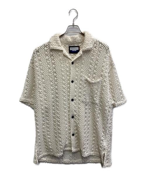 MAISON SPECIAL（メゾンスペシャル）MAISON SPECIAL (メゾンスペシャル) メッシュ半袖シャツ ベージュ サイズ:2 未使用品の古着・服飾アイテム