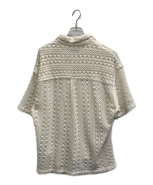 MAISON SPECIAL（メゾンスペシャル）MAISON SPECIAL (メゾンスペシャル) メッシュ半袖シャツ ベージュ サイズ:2 未使用品の古着・服飾アイテム