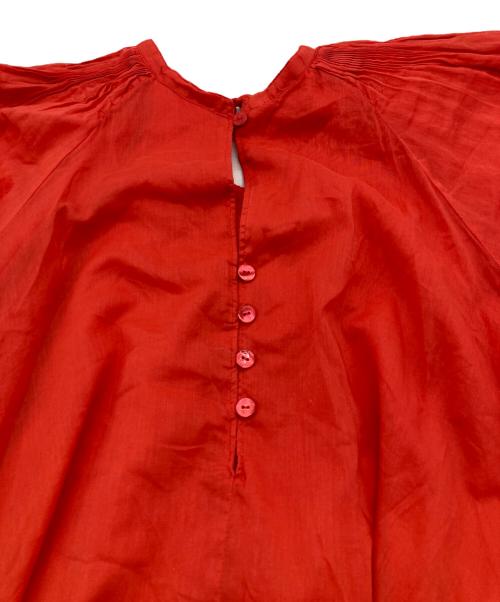 Ameri（アメリ）Ameri (アメリ) 2WAY GARMENT DYE DRESS レッド サイズ:Mの古着・服飾アイテム