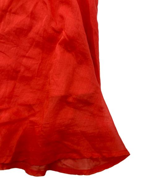 Ameri（アメリ）Ameri (アメリ) 2WAY GARMENT DYE DRESS レッド サイズ:Mの古着・服飾アイテム