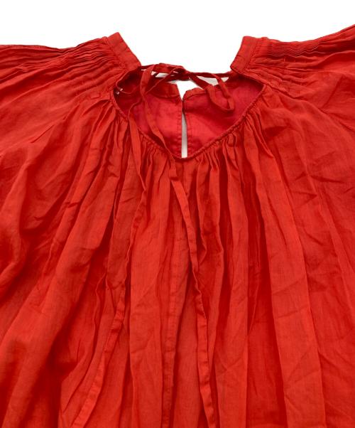 Ameri（アメリ）Ameri (アメリ) 2WAY GARMENT DYE DRESS レッド サイズ:Mの古着・服飾アイテム