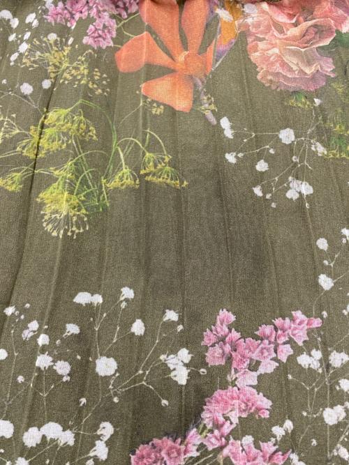 Ameri（アメリ）Ameri (アメリ) UND DARIA TIERED PLEATS SKIRT グリーン サイズ:Mの古着・服飾アイテム