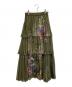 Ameri (アメリ) UND DARIA TIERED PLEATS SKIRT グリーン サイズ:M：7000円