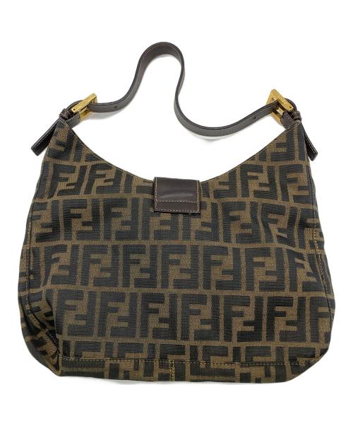 FENDI（フェンディ）FENDI (フェンディ) ズッカ柄 ハンドバッグ ブラウンの古着・服飾アイテム
