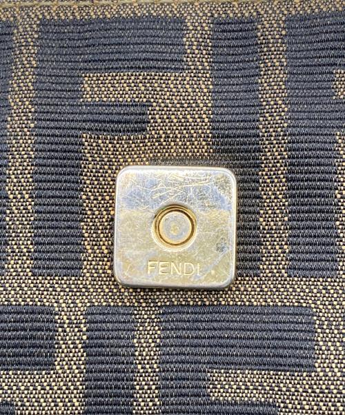 FENDI（フェンディ）FENDI (フェンディ) ズッカ柄 ハンドバッグ ブラウンの古着・服飾アイテム