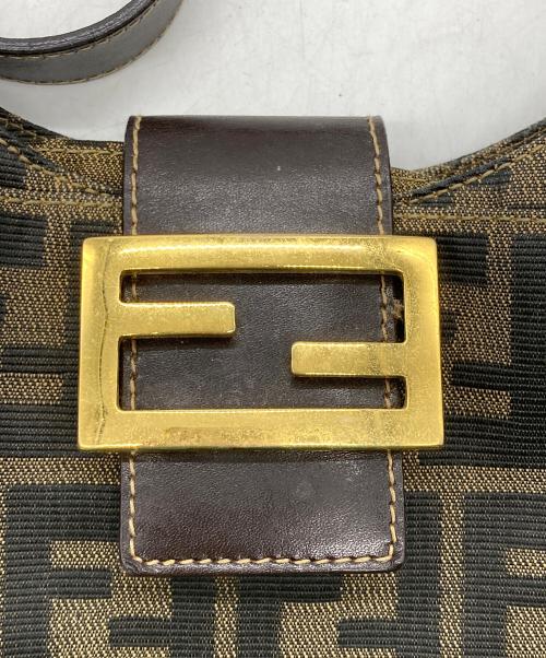 FENDI（フェンディ）FENDI (フェンディ) ズッカ柄 ハンドバッグ ブラウンの古着・服飾アイテム
