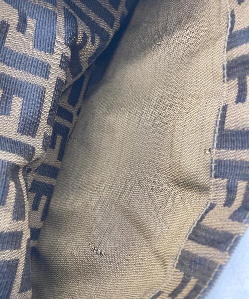 FENDI（フェンディ）FENDI (フェンディ) ズッカ柄 ハンドバッグ ブラウンの古着・服飾アイテム