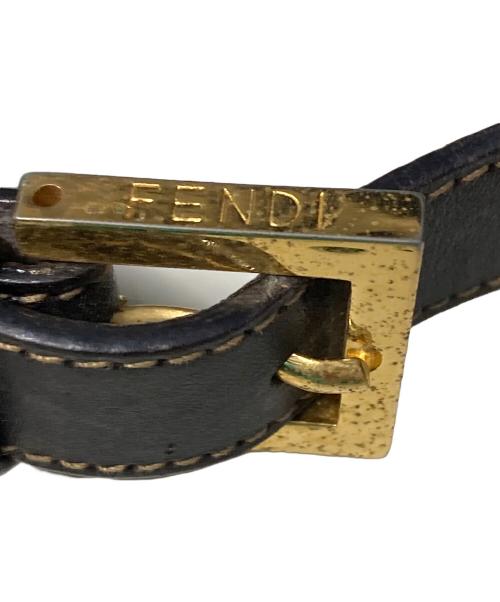 FENDI（フェンディ）FENDI (フェンディ) ズッカ柄 ハンドバッグ ブラウンの古着・服飾アイテム