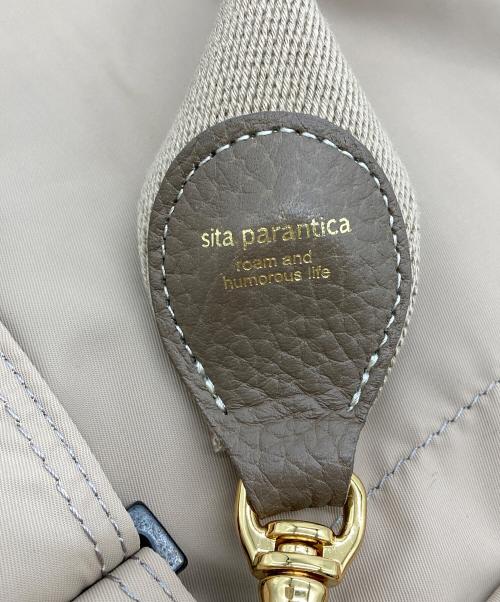 SITA PARANTICA（シータパランティカ）sita parantica (シータパランティカ) ヘルメットバッグ 2way ベージュの古着・服飾アイテム