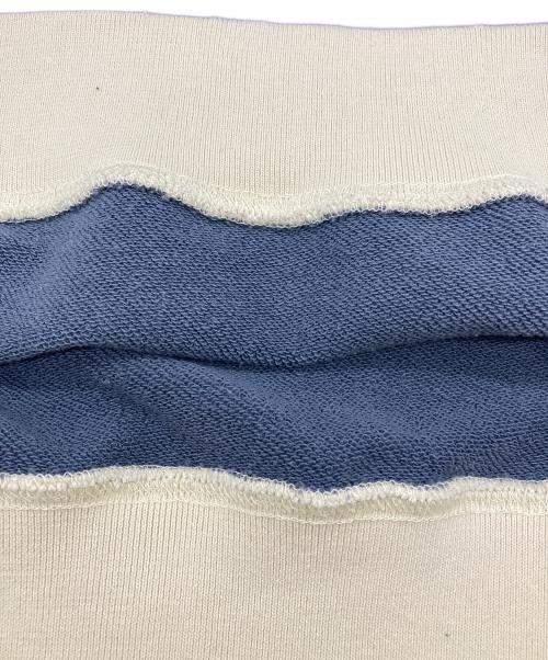 UCLA（ユーシーエルエー）UCLA (ユーシーエルエー) JOURNAL STANDARD relume (ジャーナルスタンダード レリューム) ヴィンテージ加工スウェット/ハーフジップ・ヘンリー・クルー グレー サイズ:Mの古着・服飾アイテム