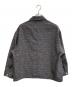 INTERIM andPheb (アンドフェブ) IINSIDE OUT DOUBLE SIDED JACQUARD TWEED DEADSTOCK HYPER BIG WW2 TYPE COVERALL JACKET グレー サイズ:XL：25000円