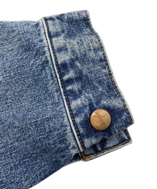 Wrangler（ラングラー）Wrangler (ラングラー) FOLL (フォル) 124MJ addict デニムジャケット インディゴ サイズ:Lの古着・服飾アイテム