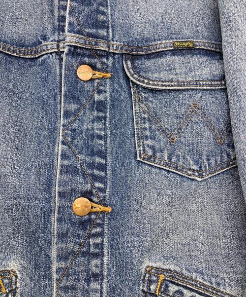 Wrangler（ラングラー）Wrangler (ラングラー) FOLL (フォル) 124MJ addict デニムジャケット インディゴ サイズ:Lの古着・服飾アイテム