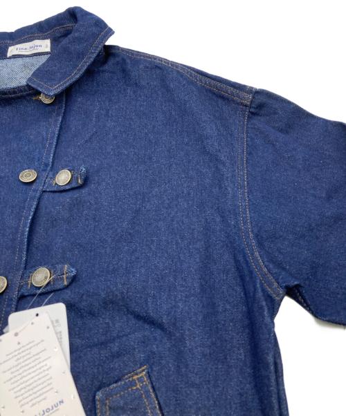 Tina Jojun（ティーナ ジョジュン）Tina Jojun (ティーナ ジョジュン) チャイナボタン デニムジャケッ ネイビー サイズ:M 未使用品の古着・服飾アイテム